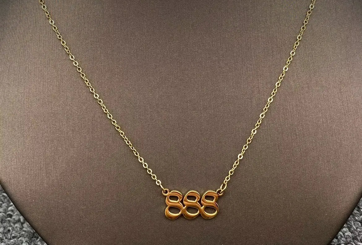 Angel number necklace