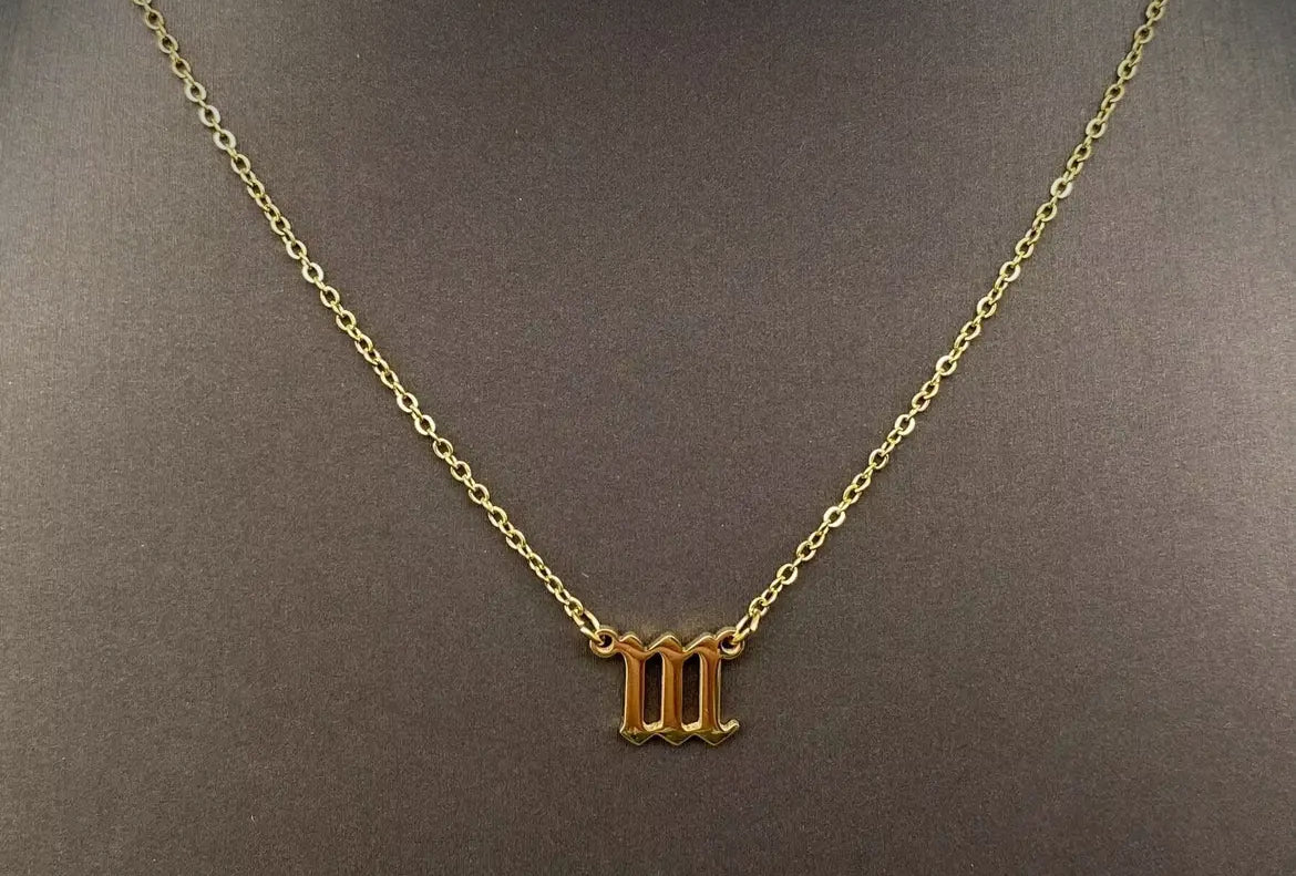 Angel number necklace