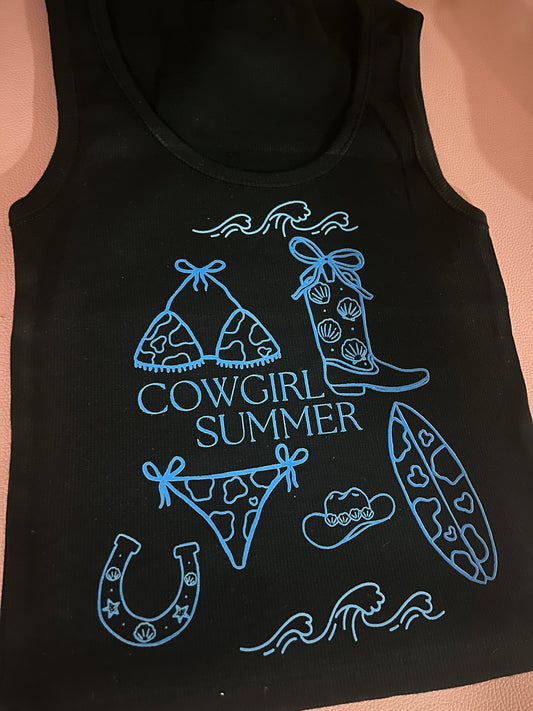 Cowgirl summer tank top